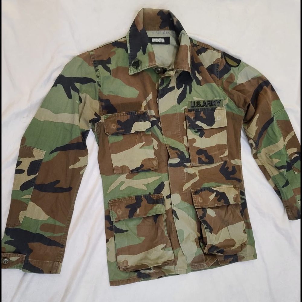 Reformations army jackets